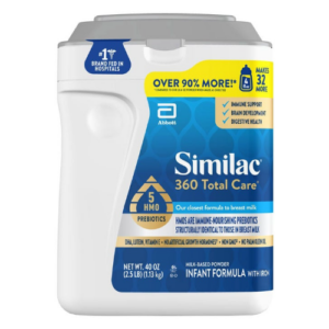 Similac 360 Total Care, Infant Formula Powder, 40 oz, 1.13kg